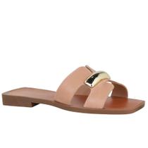 Chinelo Rasteira Em Couro Bottero 368306