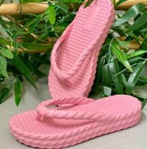 Chinelo Rasteira Feminina Brizza Flip Flop Marrocos Plataforma