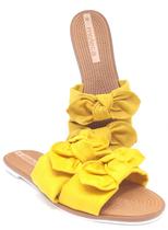 Chinelo Rasteira Feminina Moleca Slide Laço Original Confort