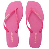 Chinelo Rasteira Feminino Bico Quadrado Antiderrapante Praia Chinelo Rasteira Feminino Bico Quadrado Antiderrapante Praia