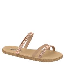 Chinelo Rasteira Feminino Conforto Leve Brilho Tiras Moleca Chinelo Rasteira Feminino Conforto Leve Brilho Tiras Moleca