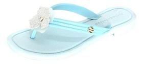 Chinelo Rasteira Feminino Laço Flores Confortável Ref 10287 Chinelo Rasteira Feminino Laço Flores Confortável Ref 10287