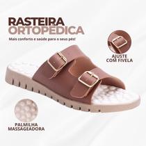 Chinelo Rasteira Feminino Papete Plataforma Macia Confortável