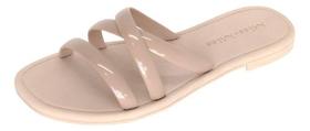 Chinelo Rasteira Feminino Tiras Verniz Classica Ref 10290