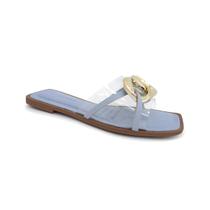 Chinelo rasteira feminino vinil t5366 tanara (01) - azul