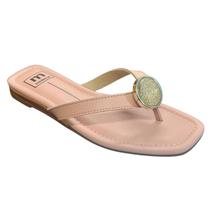Chinelo Rasteira Slide Casual Feminino Moleca 5559102 Rosa Chinelo Rasteira Slide Casual Feminino Moleca 5559102 Rosa