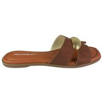 Chinelo Rasteira Slide Esporão Feminina Piccadilly Camurça Cor:PinhãoTamanho:34 Chinelo Rasteira Slide Esporão Feminina Piccadilly Camurça Cor:PinhãoTamanho:34