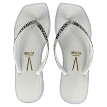 Chinelo Rasteirinha Feminina Vizzano Tiras em Brilho