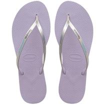 Chinelo Rasteirinha Havaianas You Metallic Com Brilho