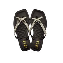 Chinelo Rasteirinha Infantil Meninas Brilho Laço Lola Cor:PretoTamanho:29/30 Chinelo Rasteirinha Infantil Meninas Brilho Laço Lola Cor:PretoTamanho:29/30