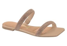 Chinelo Rasteirinha Rasteira Feminina Vizzano Strass 6513200