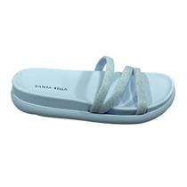 Chinelo Rasteirinha Tiras Glitter Santa Bella Chinelo Rasteirinha Tiras Glitter Santa Bella