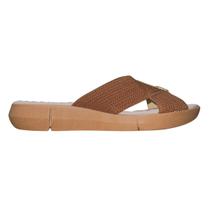 Chinelo Rasteiro Slide Feminino Modare 7142.101 Marrom Chinelo Rasteiro Slide Feminino Modare 7142.101 Marrom