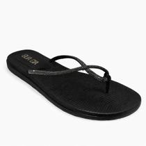 CHINELO RASTERINHA FEMININA SUA CIA BLACK PRETO 8346 16168 Cor:BLACK-PRETOTAMANHO:36