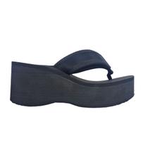 Chinelo Reef Liv Plataforma Preto