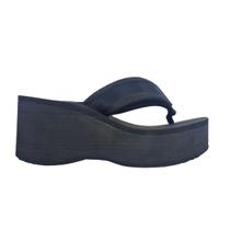 Chinelo Reef Liv Plataforma Preto