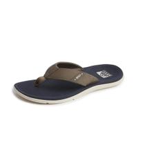 Chinelo REEF Santa Ana masculino Arch Support azul/cáqui