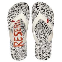 Chinelo Reserva Go Masculino Branco Sandália Estampa Rsv Riot Original Chinelo Reserva Go Masculino Branco Sandália Estampa Rsv Riot Original