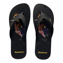 Chinelo Reserva Go Masculino Preto RSV PP Flores Urbanas Chinelo Reserva Go Masculino Preto RSV PP Flores Urbanas