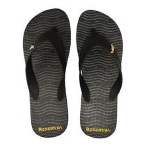 Chinelo Reserva Go Masculino Preto Sandália Trancoso Rsv Onda