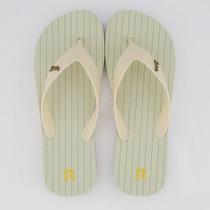 Chinelo Reserva Listras Bege