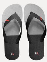 Chinelo Reserva Masculino Trancoso Classic Light Grey/Black Preto Tamanho Calçado:41/42