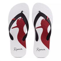 Chinelo Reserva PP Masculino - Branco/Vermelho/Preto