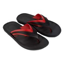 Chinelo Rider Dedo Free II Masculino - Preto e Vermelho