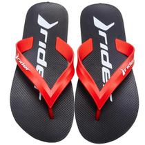 Chinelo Rider Feel Masculino - Preto e Vermelho Chinelo Rider Feel Masculino - Preto e Vermelho