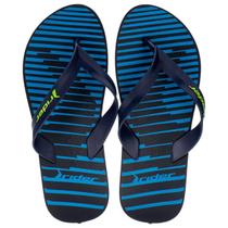 Chinelo Rider Feel Urban Azul E Preto