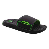 Chinelo Rider Infantil Pump Slide Preto Verde Cinza Leve 11784 Chinelo Rider Infantil Pump Slide Preto Verde Cinza Leve 11784