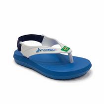 Chinelo Rider Meninos Infantil Azul Branco Alta Qualidade -