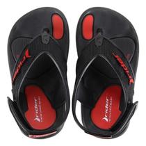 Chinelo Rider R Line Plus Baby Bebê Preto