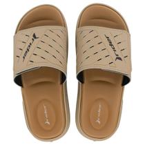 Chinelo Rider R Soft Plus Slide 12529 Masculino - Bege/Preto Chinelo Rider R Soft Plus Slide 12529 Masculino - Bege/Preto