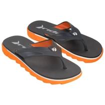 Chinelo Rider RW Plus Dia a Dia Conforto Masculino Laranja Cinza 3