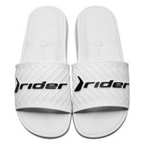 Chinelo Rider Slide free II - Branco/Branco/Preto