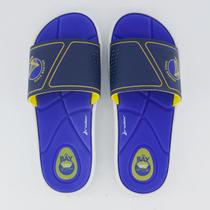 Chinelo Rider Slide Pump NBA Golden State Warriors III Azul e Branco Chinelo Rider Slide Pump NBA Golden State Warriors III Azul e Branco