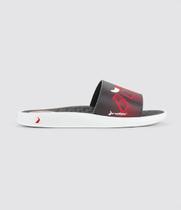 Chinelo Rider Slide Pump NBA II -Branco/Preto/Vermelho