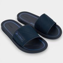 Chinelo Rider Slide Street Listra Masculino - Marinho e Azul - 41
