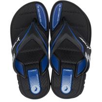 Chinelo Rider Sprint Casual De Dedo Infantil Menino Preto Azul