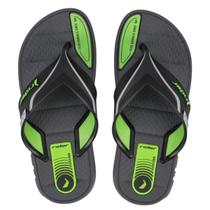 Chinelo Rider Sprint Infantil Cinza Verde