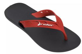 Chinelo Rider Street Masculino Preto/Vermelho