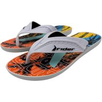 Chinelo Rider Tira Larga Way Logo Masculino