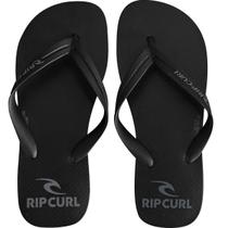 Chinelo Rip Curl Brand Logo Black