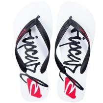 Chinelo Rip Curl Script Branco Masculino