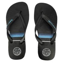 Chinelo Rip Curl Stacked Logo Preto e Azul