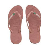 Chinelo Rosa Crocus Brasil Confortável Havaianas
