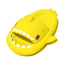 Chinelo rosyclo Shark Slides, leve, antiderrapante, amarelo