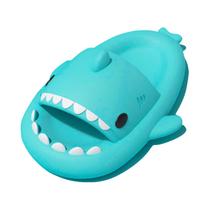 Chinelo rosyclo Shark Slides, macio e leve, antiderrapante, menta Chinelo rosyclo Shark Slides, macio e leve, antiderrapante, menta