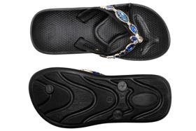 Chinelo Sandália Alcalay Linha Pedras Especial Ortopedico Ant-stress CH06 Resina